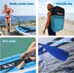 Premium Stand Up Paddle Board, Yoga Board with Durable SUP Accessories & Carry Bag | Wide Stance, Surf Control, Non-Slip Deck, Leash, Paddle and Pump for Youth & Adult - Image 22