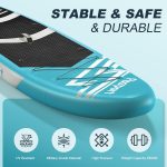 Premium Stand Up Paddle Board, Yoga Board with Durable SUP Accessories & Carry Bag | Wide Stance, Surf Control, Non-Slip Deck, Leash, Paddle and Pump for Youth & Adult - Image 33